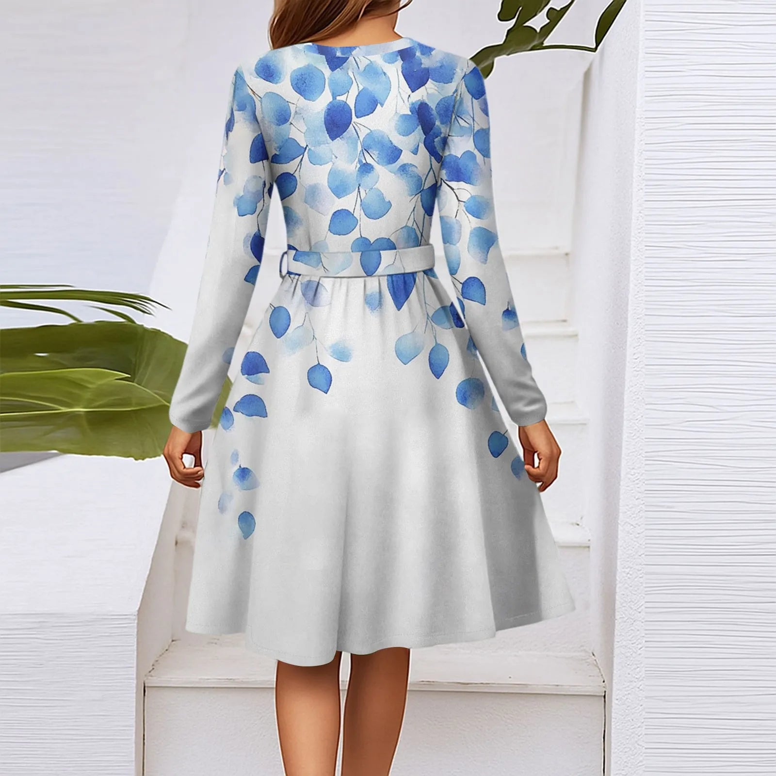 Floral Print Midi Dress